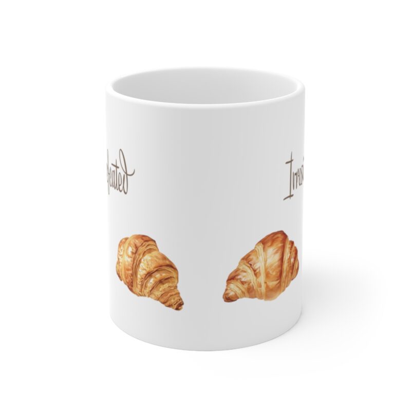 Irresistible Undefeated Croissants - 11oz white mug - Image 2