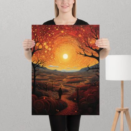 "Aligned with the Divine" 18" x 24" Poster