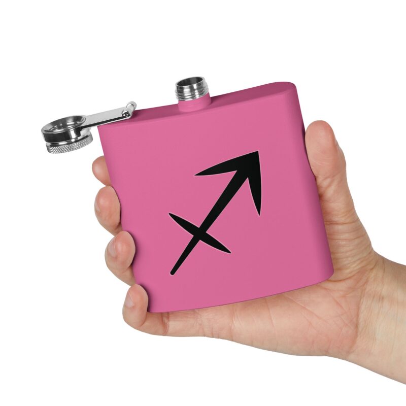 Personalized Stainless Steel Flask - Sagittarius Zodiac Gift - Image 24