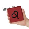 Personalized Stainless Steel Flask - Leo Zodiac Gift - Image 8