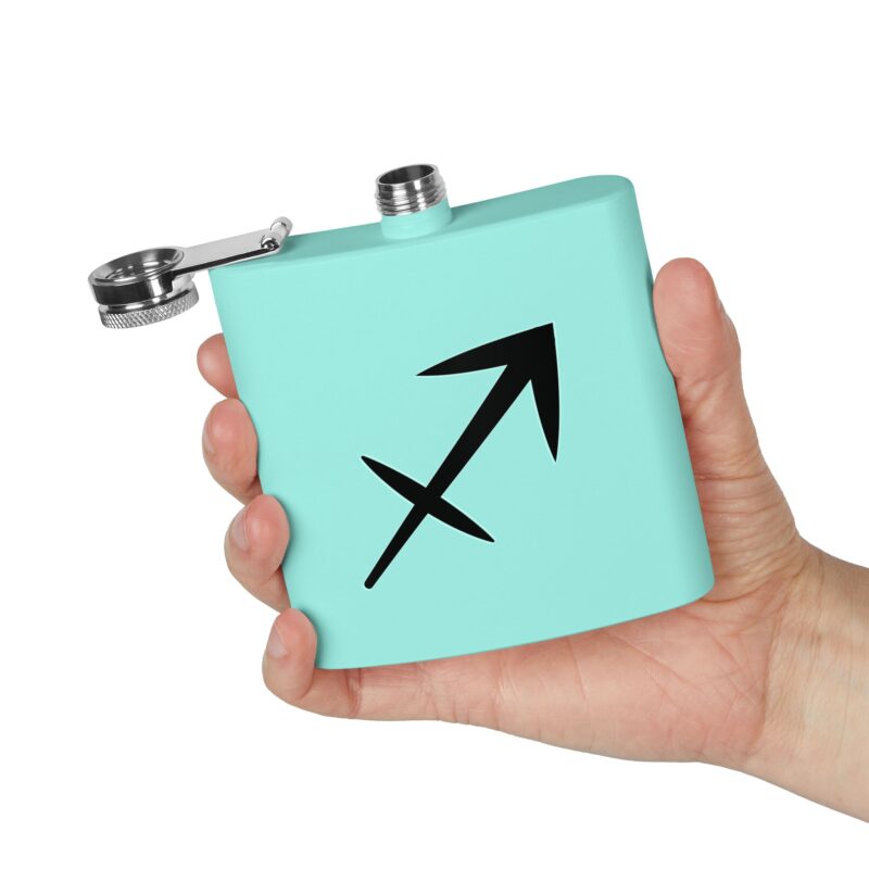 Personalized Stainless Steel Flask - Sagittarius Zodiac Gift - Image 12