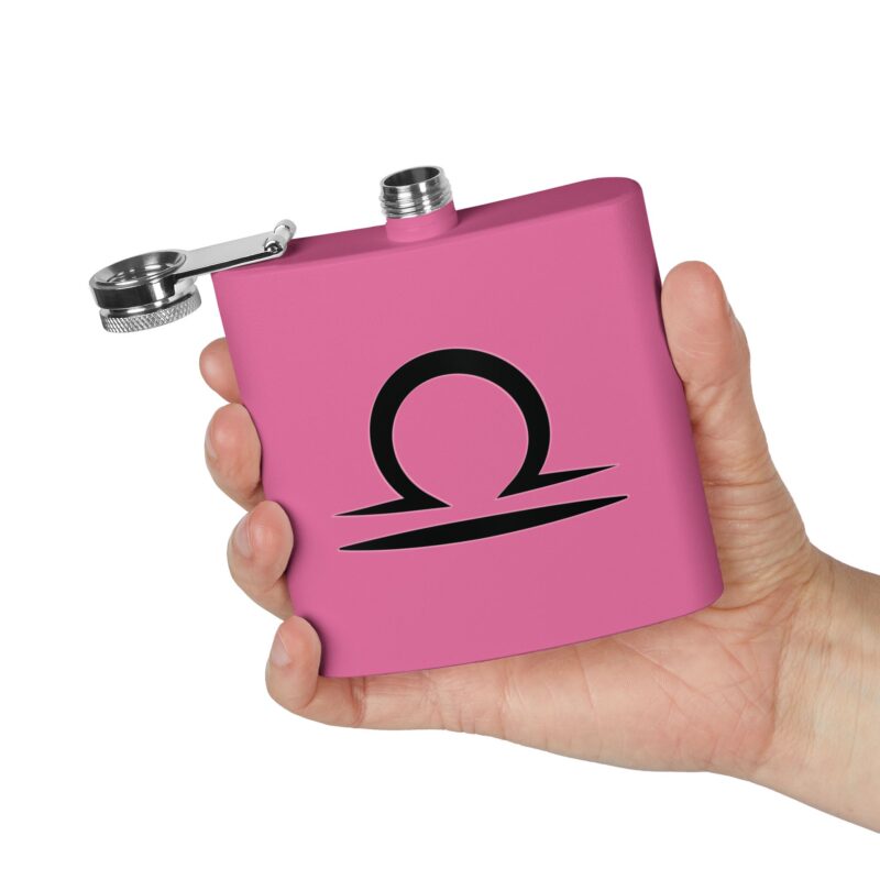 Personalized Stainless Steel Flask - Libra Zodiac Gift - Image 24