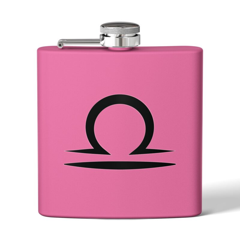 Personalized Stainless Steel Flask - Libra Zodiac Gift - Image 21