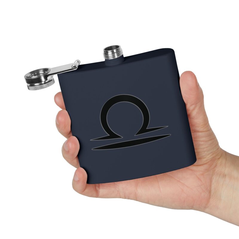 Personalized Stainless Steel Flask - Libra Zodiac Gift - Image 16