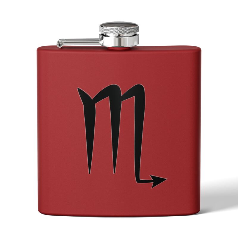 Personalized Stainless Steel Flask - Scorpio Zodiac Gift - Image 5