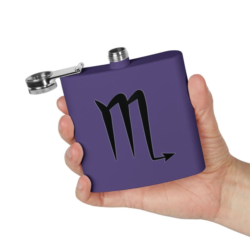 Personalized Stainless Steel Flask - Scorpio Zodiac Gift - Image 20