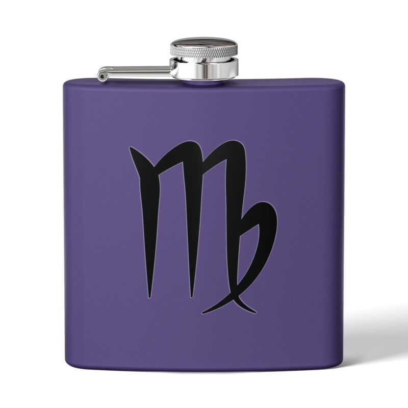 Personalized Stainless Steel Flask - Virgo Zodiac Gift - Image 17
