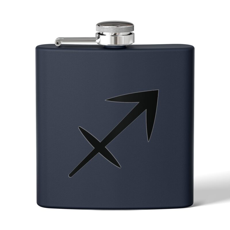 Personalized Stainless Steel Flask - Sagittarius Zodiac Gift - Image 13