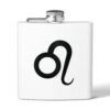 Personalized Stainless Steel Flask - Leo Zodiac Gift