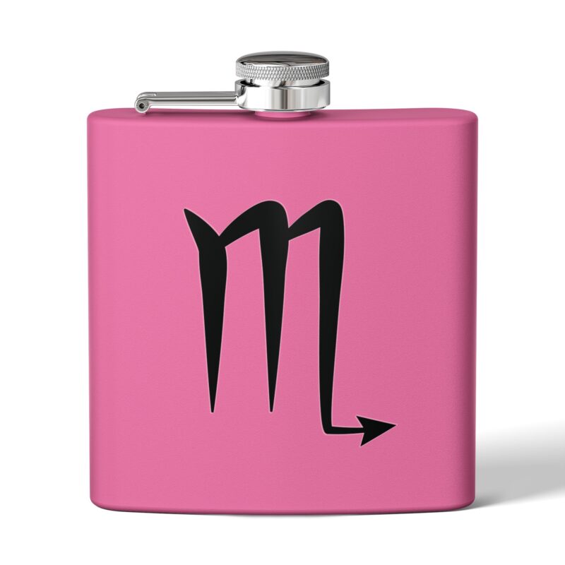 Personalized Stainless Steel Flask - Scorpio Zodiac Gift - Image 21