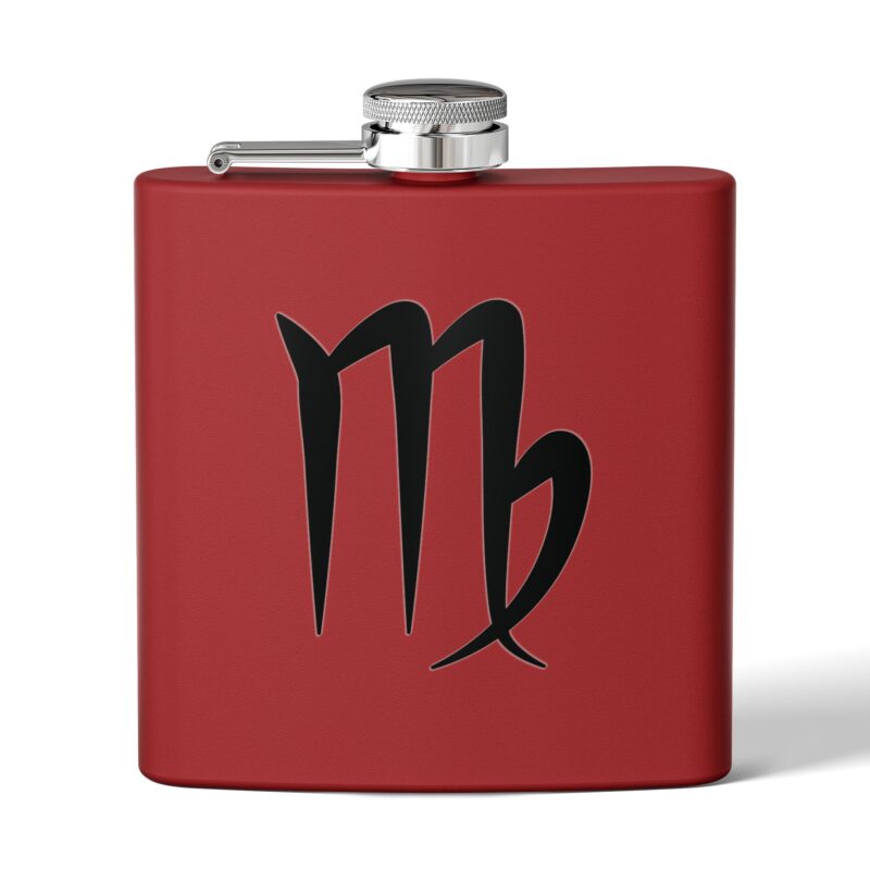 Personalized Stainless Steel Flask - Virgo Zodiac Gift - Image 5