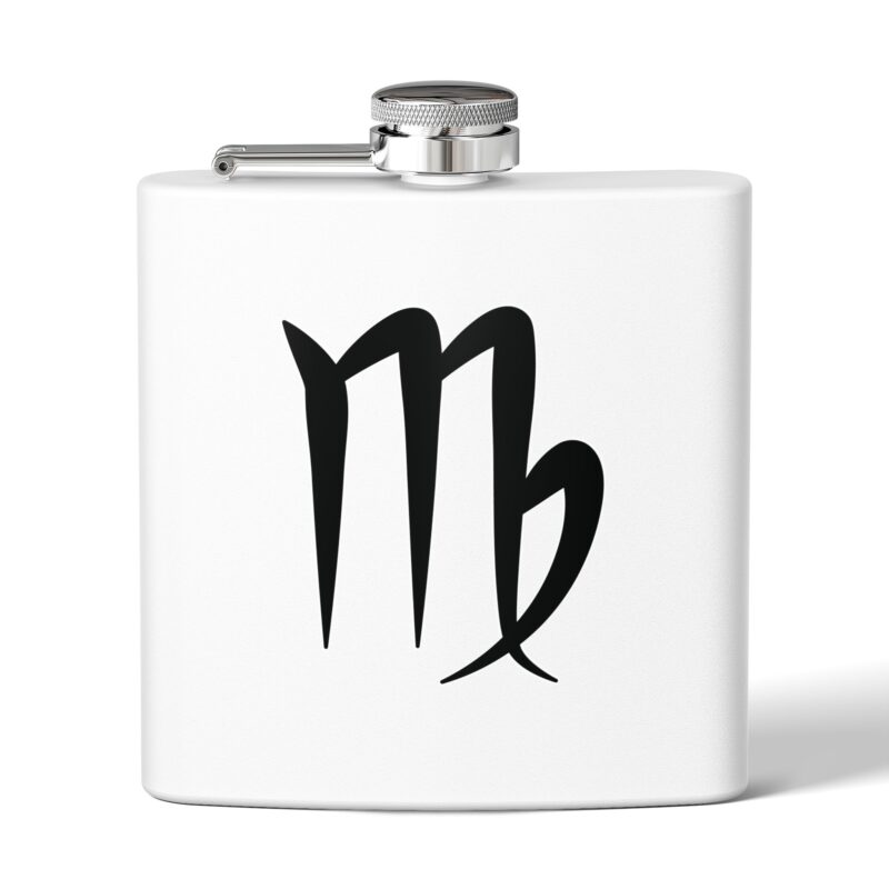 Personalized Stainless Steel Flask - Virgo Zodiac Gift