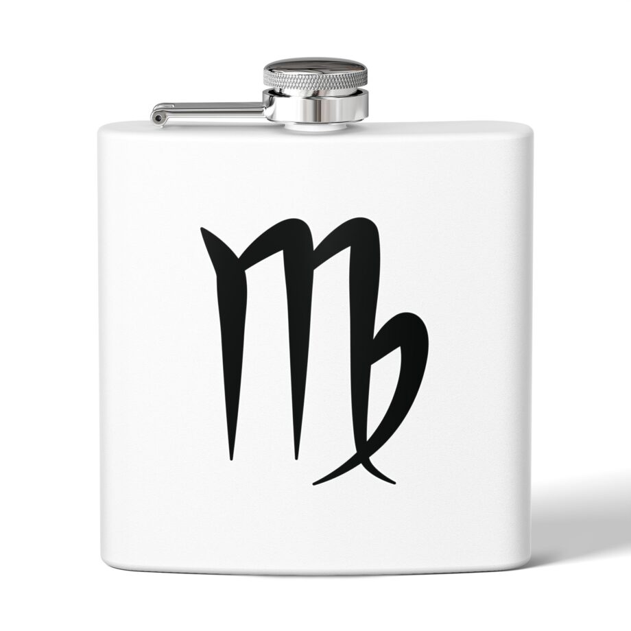 Personalized Stainless Steel Flask - Virgo Zodiac Gift