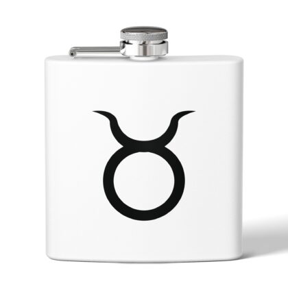 Personalized Stainless Steel Flask - Taurus Zodiac Gift