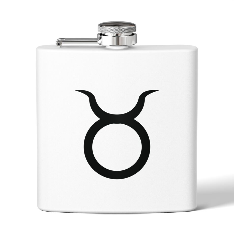 Personalized Stainless Steel Flask - Taurus Zodiac Gift