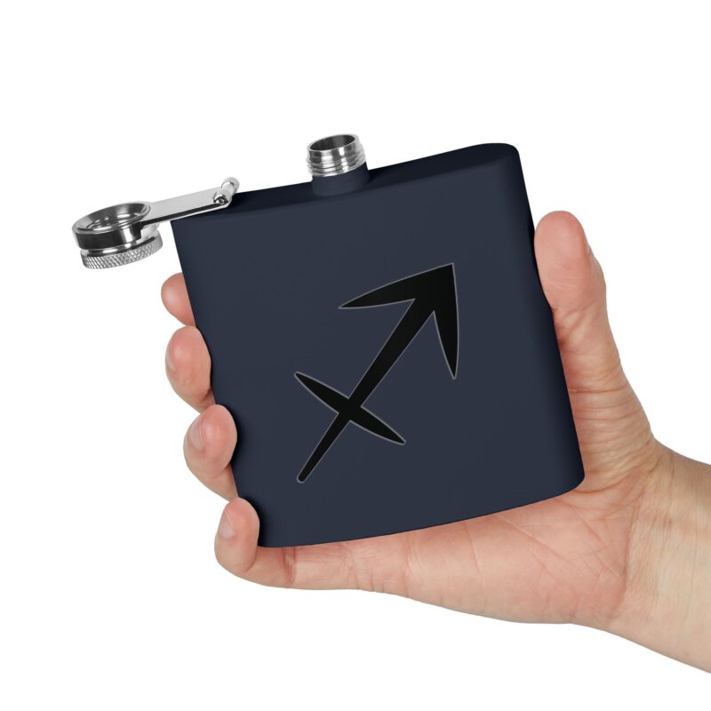 Personalized Stainless Steel Flask - Sagittarius Zodiac Gift - Image 16