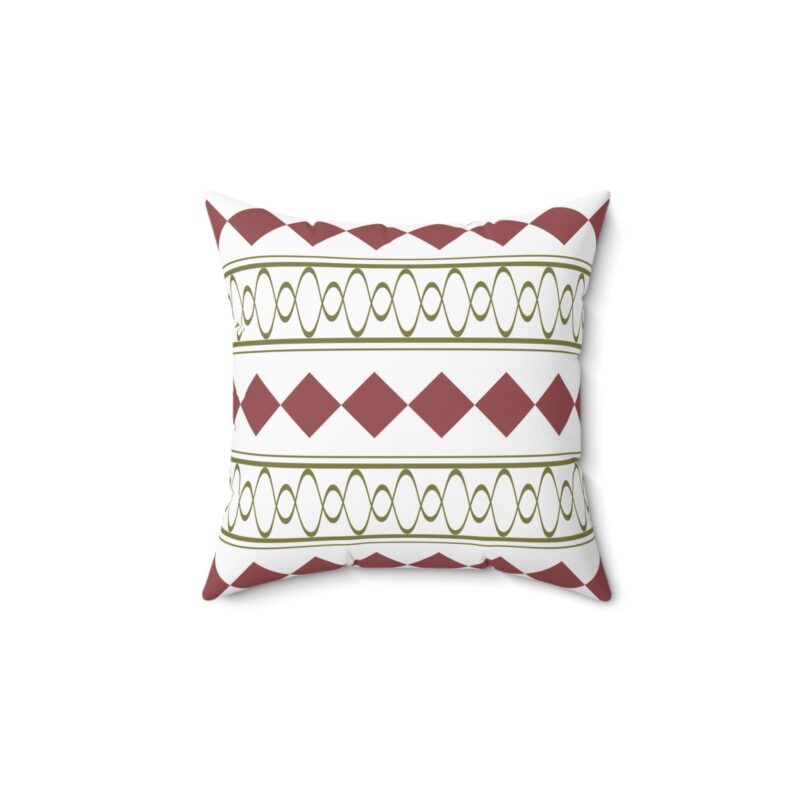 Brass Waves Throw Pillow - Image 2