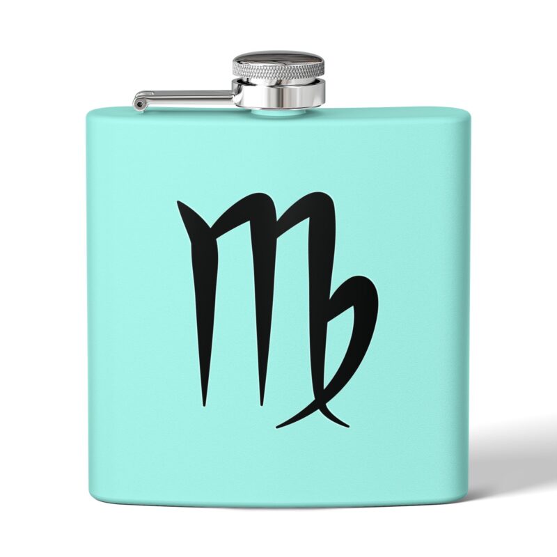 Personalized Stainless Steel Flask - Virgo Zodiac Gift - Image 9