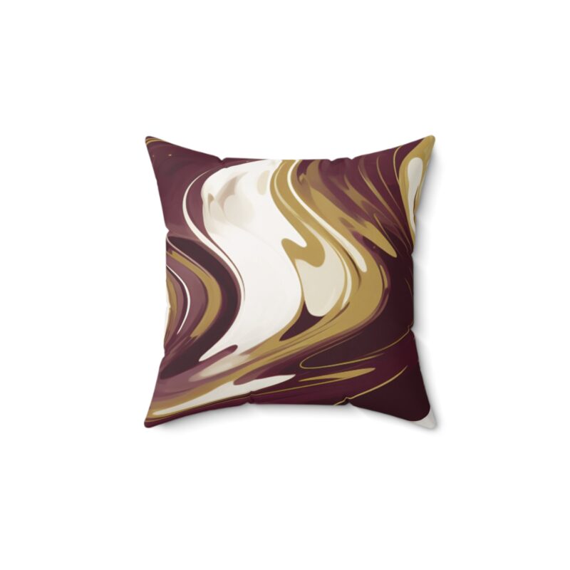 Peanut Butter and Jelly Swirl Decorative Pillow - Cozy Home Accent - Image 2