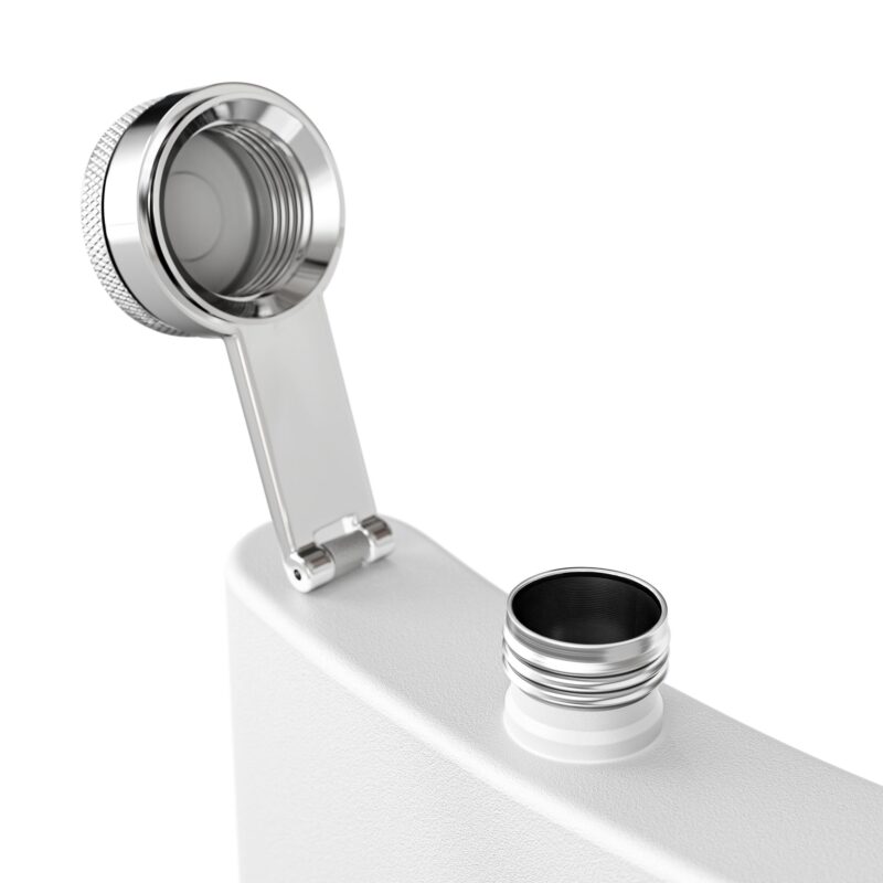 Stainless Steel Flask 6oz capacity - Taino Sun Icon - Image 8