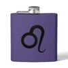 Personalized Stainless Steel Flask - Leo Zodiac Gift - Image 17