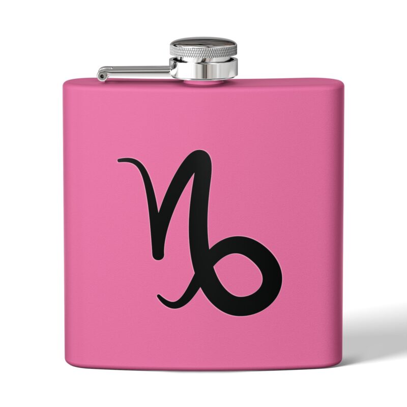 Personalized Stainless Steel Flask - Capricorn Zodiac Gift - Image 21