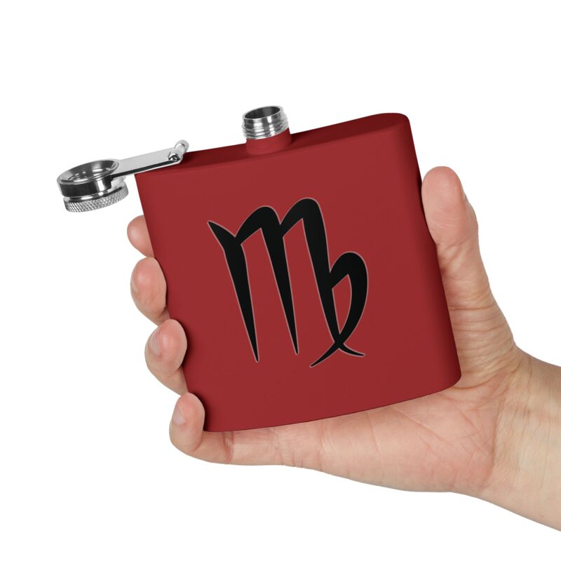 Personalized Stainless Steel Flask - Virgo Zodiac Gift - Image 8