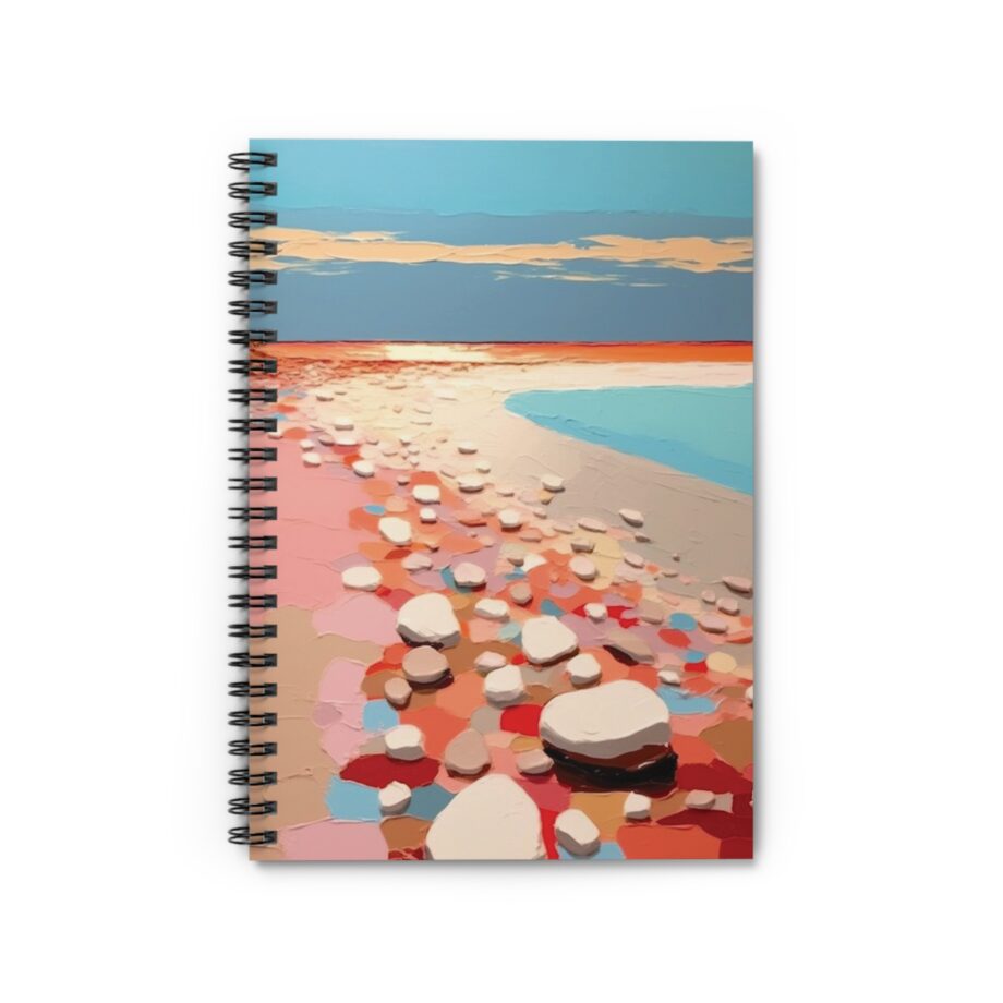 Abstract Sea Stones - Spiral Notebook