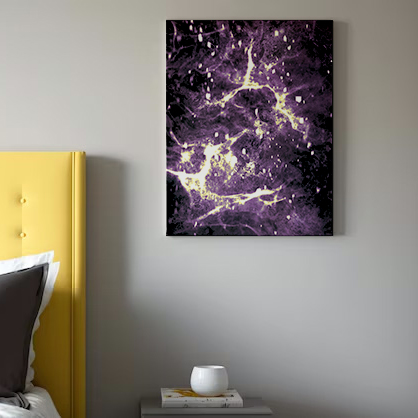 Umbral Ether Abstract - 18" x 24" canvas print