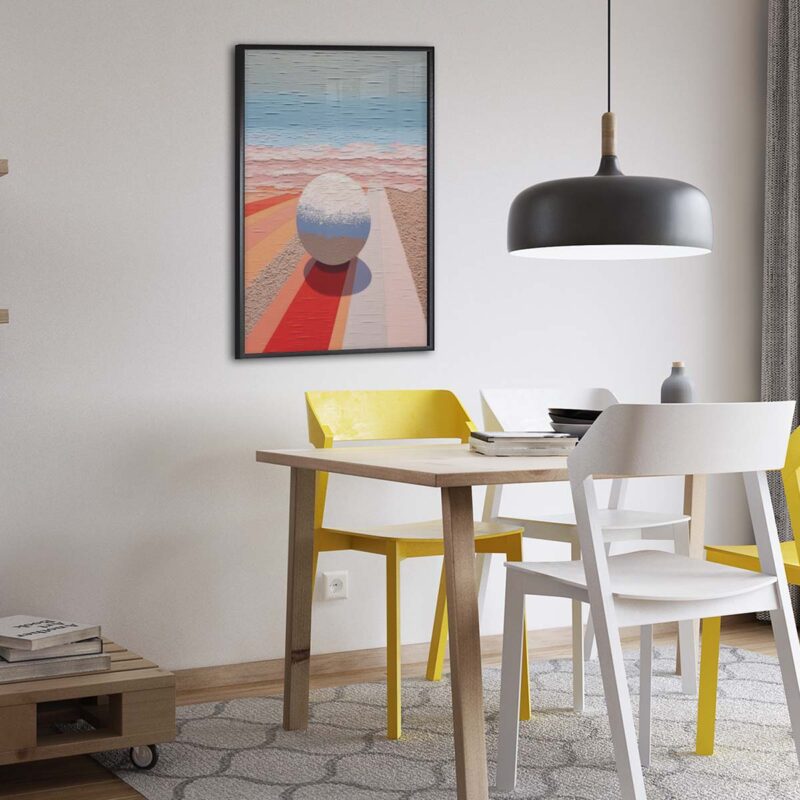 Beach Ball Abstract - 18x24" glossy poster - Image 2