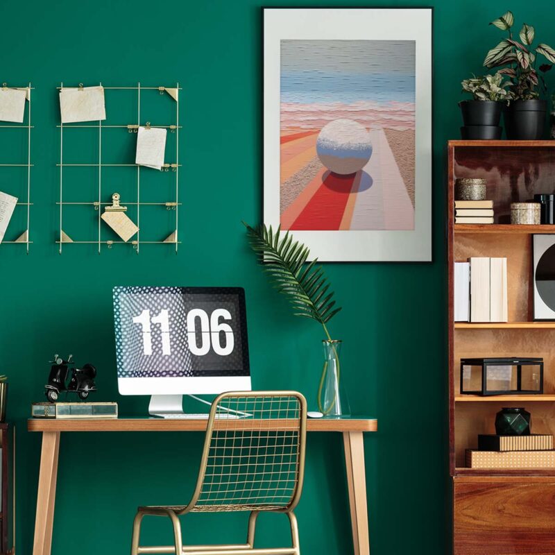 Beach Ball Abstract - 18x24" glossy poster - Image 3
