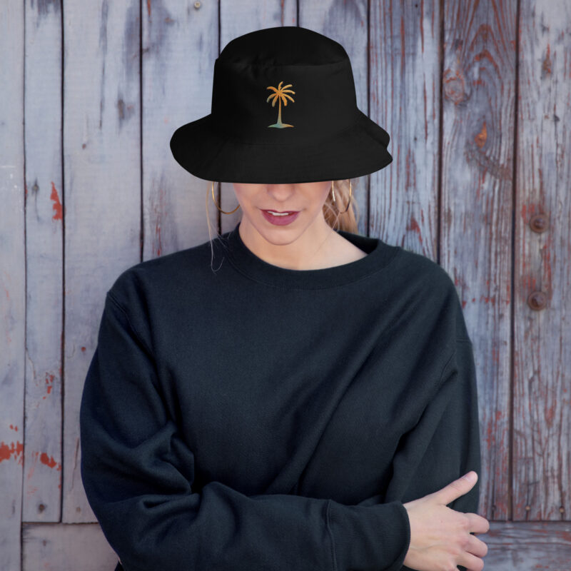 Tropical palm tree bucket hat - Image 2