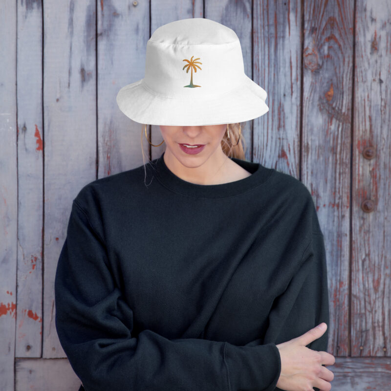 Tropical palm tree bucket hat - Image 3