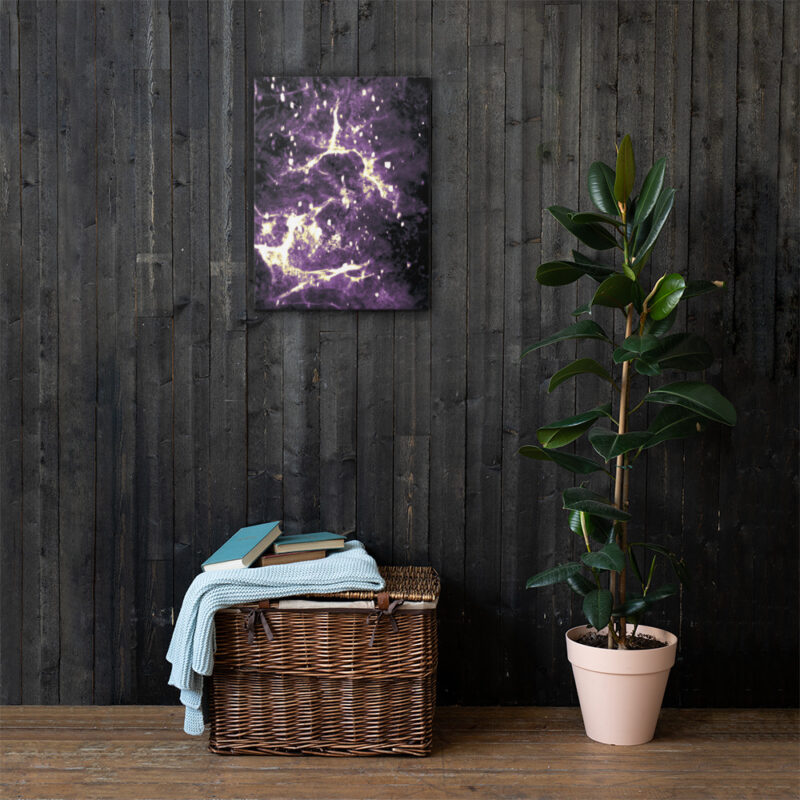Umbral Ether Abstract - 18" x 24" canvas print - Image 2