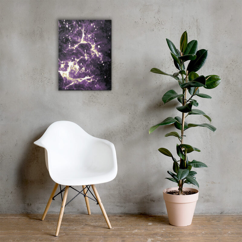 Umbral Ether Abstract - 18" x 24" canvas print - Image 3