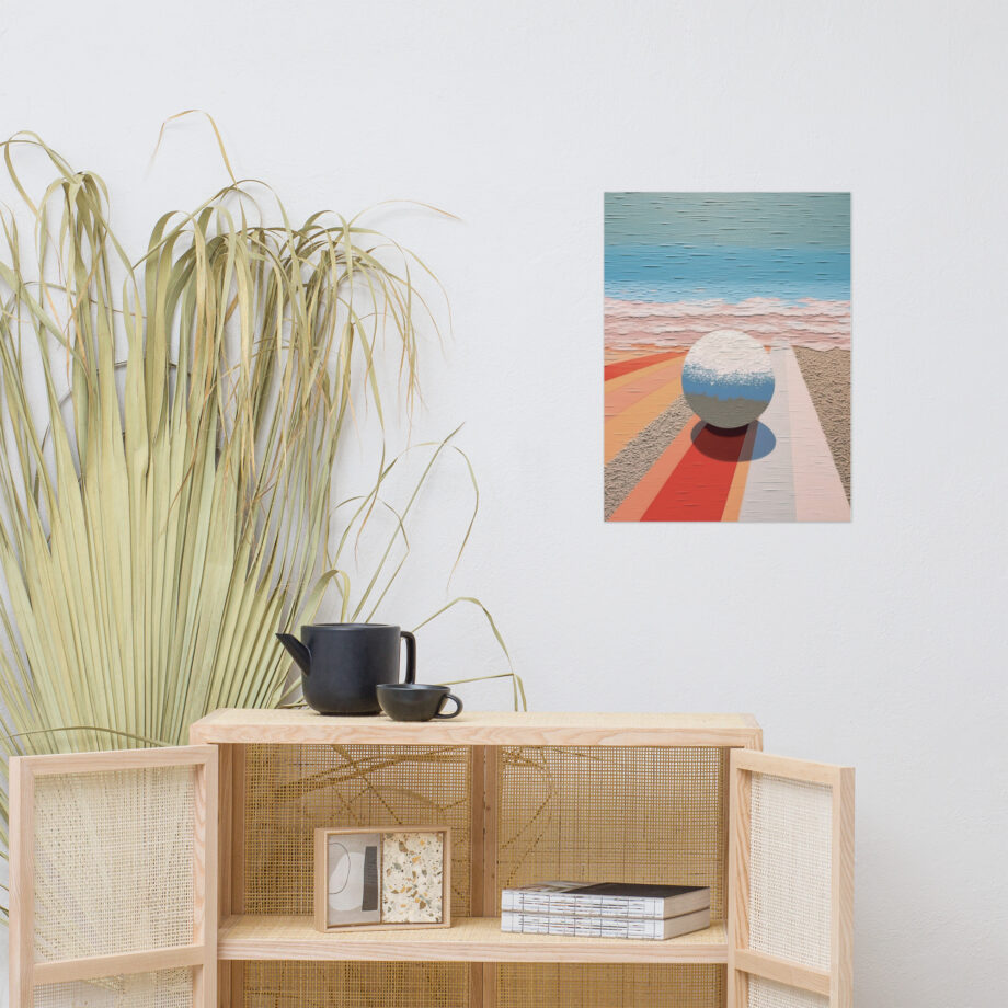 Beach Ball Abstract - 18x24" glossy poster