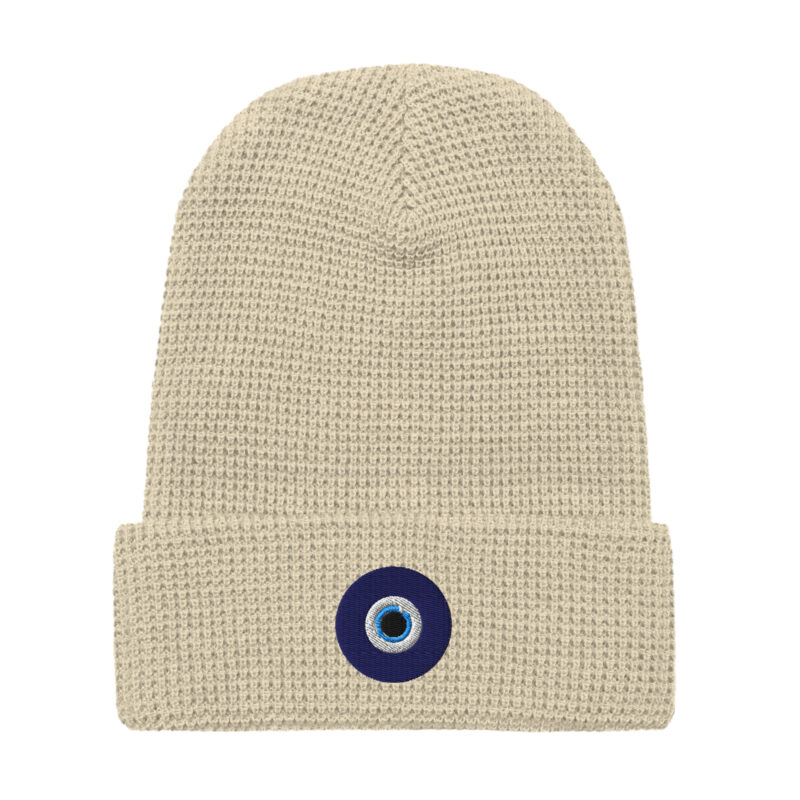 Evil Eye Waffle beanie - Image 4