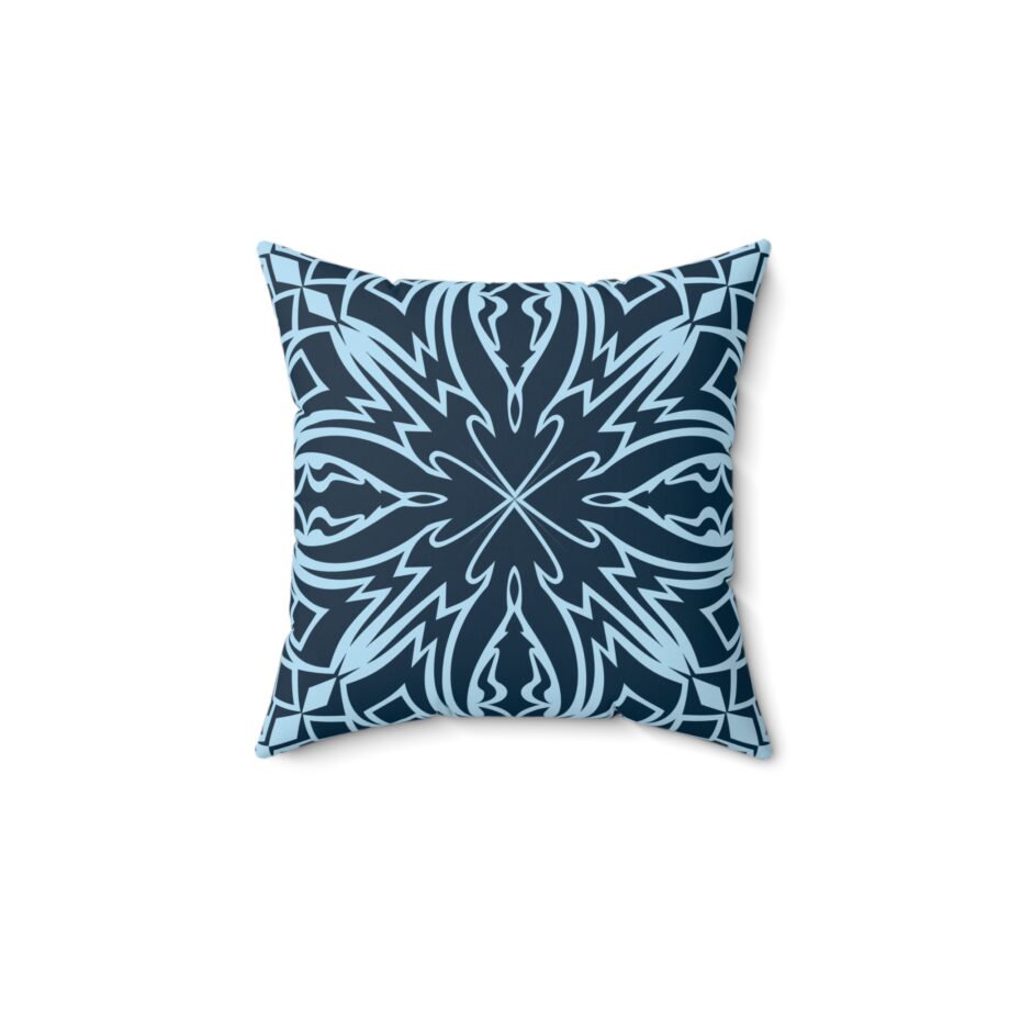 Blue Dream Pattern Throw Pillow - Home Decor