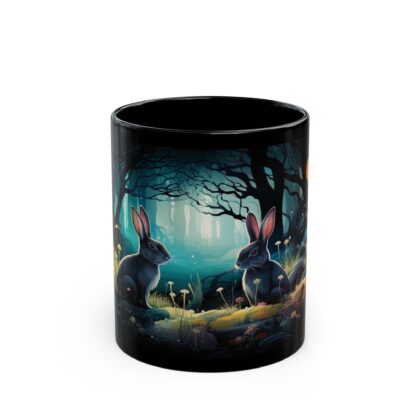 Love Bunnies 11oz Black Mug