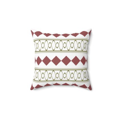 Brass Waves Throw Pillow